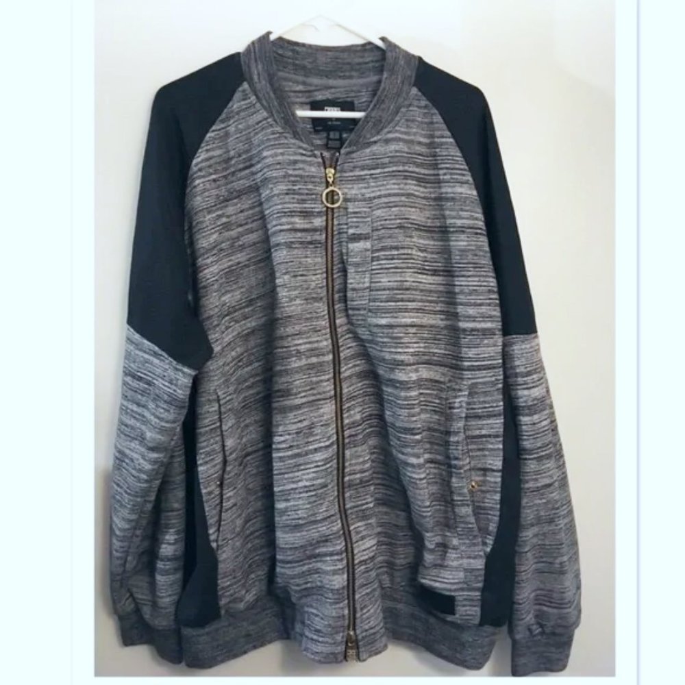 MEN’S CROOKS & CASTLES JACKET MENS SIZE 3XL FULL ZIP COAT XXXL 3 XL 3 X LARGE